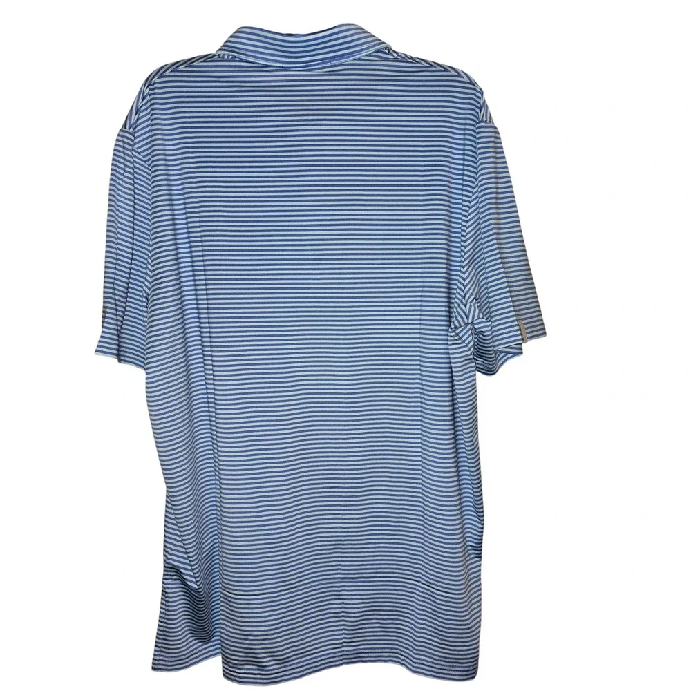 RLX Ralph Lauren Men's XL Striped Golf Polo‎ Shirt, New with Tags MSRP $110